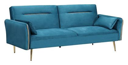 Flick Τριθέσιος Καναπές Κρεβάτι Υφασμάτινος 211x87x81εκ. Woodwell