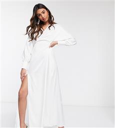 Flounce London exclusive batwing maxi dress in ivory-Multi από το Asos