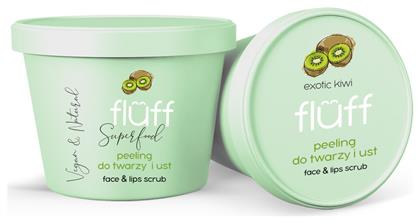 Scrub για Προσώπο & Χείλη Kiwi 80gr Fluff