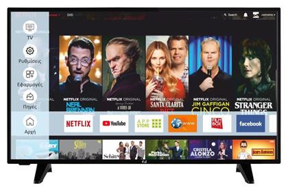 Smart Τηλεόραση 40'' Full HD LED FLS40220 HDR (2022) F&U
