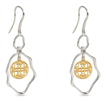 Σετ Σκουλαρίκια Κρεμαστά από Ασήμι με Πέτρες Folli Follie