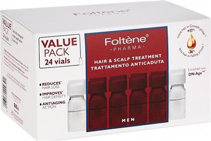 Foltene Hair & Scalp Treatment Αμπούλες Μαλλιών κατά της Τριχόπτωσης για Άνδρες 24x6ml