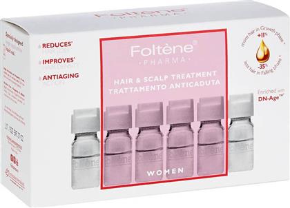 Foltene Hair & Scalp Treatment Αμπούλες Μαλλιών κατά της Τριχόπτωσης για Γυναίκες 12x6ml
