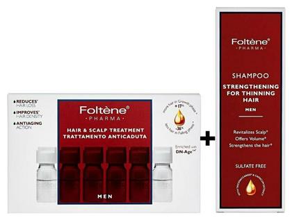 Men Hair and Scalp Σετ Θεραπείας Μαλλιών κατά της Τριχόπτωσης 2τμχ Foltene