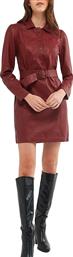 Φόρεμα Attrattivo Με Ζώνη 9911858-OXBLOOD Γυναικείο από το Z-mall