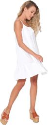 Φόρεμα Σατέν Σε Λευκό από το Capriccio