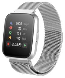ForeVigo 2 SW-310 Smartwatch με Παλμογράφο (Ασημί) Forever