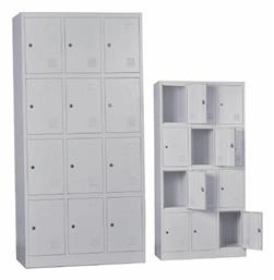 Φοριαμός Μεταλλικός με 12 Ντουλάπια 90x40x185εκ. Woodwell