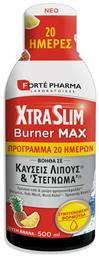 Xtra Slim Burner Max με Γεύση Pineapple 500ml Forte Pharma