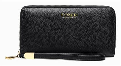 256001F Μεγάλο Δερμάτινο Γυναικείο Πορτοφόλι Foxer
