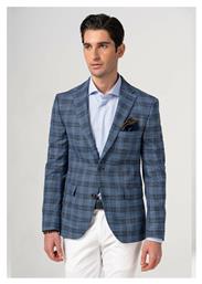 Σακάκι Aegean Blue Check - 002 Blue Check Fragosto