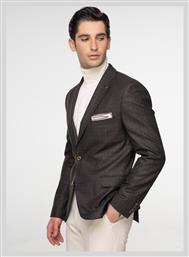 Σακάκι Blazer της σειράς Square - FRB23 3799 019 009 Brown Fragosto
