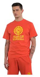 Ανδρικό T-shirt Κοντομάνικο Πορτοκαλί Franklin & Marshall
