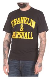 Franklin & Marshall Ανδρικό T-shirt Μαύρο Με Λογότυπο από το Cosmossport