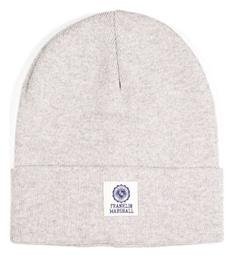 Beanie Ανδρικός Σκούφος Πλεκτός σε Γκρι χρώμα Franklin & Marshall