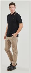 Ανδρική Μπλούζα Κοντομάνικη Polo Μαύρη Fred Perry