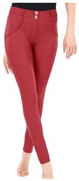 WR.UP Γυναικείο Υφασμάτινο Παντελόνι Push-up σε Skinny Εφαρμογή Κόκκινο Freddy