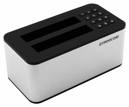 mDOCK Keypad Secure 56424 Docking Station για 2 Σκληρούς Δίσκους SATA 2.5'' με σύνδεση USB-C / USB 3.1 / USB 3.0 / USB 2.0 (56424) Freecom
