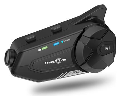 R1 Pro Ενδοεπικοινωνία Μονή για Κράνος Μηχανής με Bluetooth FreedConn