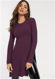 French Connection Relie Side Split jumper-Purple από το Asos