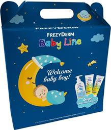 Frezyderm Baby Shampoo 300ml & Baby Cream 2x175ml & Δώρο Μαξιλάρι Αγκαλιάς για Αγοράκι 4τμχ