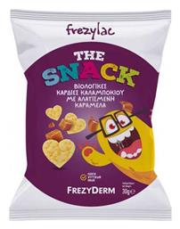 Καρδιές Καλαμποκιού Με Αλατισμένη Καραμέλα Χωρίς Προσθήκη Ζάχαρης 30gr Frezyderm