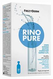 Rinopure Αμπούλες Φυσιολογικού Ορού 30 x 5ml Frezyderm
