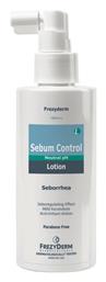Sebum Control Lotion κατά της Λιπαρότητας Seborrhea για Όλους τους Τύπους Μαλλιών 100ml Frezyderm