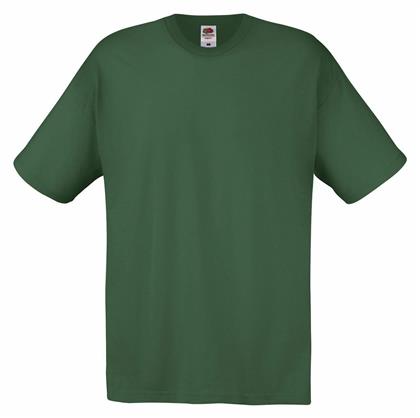 Original T Ανδρικό Διαφημιστικό T-shirt Κοντομάνικο Bottle Green Fruit of the Loom