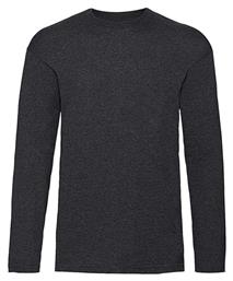 Valueweight Τ Ανδρική Διαφημιστική Μπλούζα Dark Heather Grey Fruit of the Loom