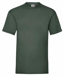 Valueweight Τ Ανδρικό Διαφημιστικό T-shirt Κοντομάνικο Bottle Green Fruit of the Loom