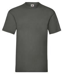Valueweight Τ Ανδρικό Διαφημιστικό T-shirt Κοντομάνικο Light Graphite Fruit of the Loom