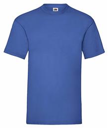 Valueweight T Ανδρικό Διαφημιστικό T-shirt Κοντομάνικο Royal Blue Fruit of the Loom