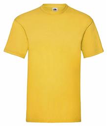 Valueweight Τ Ανδρικό Διαφημιστικό T-shirt Κοντομάνικο Sunflower Yellow Fruit of the Loom