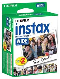 Color Instax Wide Instant (20 Exposures) White Fujifilm