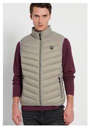 Αμάνικο Ανδρικό Μπουφάν Puffer Γκρι Funky Buddha