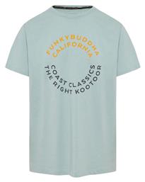 Ανδρική Μπλούζα Κοντομάνικη Aqua Grey Funky Buddha