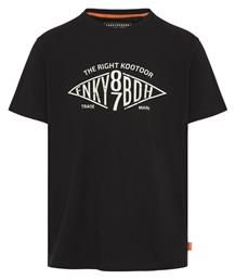 Ανδρική Μπλούζα Κοντομάνικη Μαύρη Funky Buddha