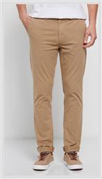 Funky Buddha Ανδρικό Παντελόνι Chino σε Ίσια Γραμμή Light Beige