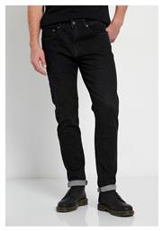 Ανδρικό Παντελόνι Τζιν Tapered Μαύρο Funky Buddha