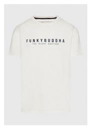 Ανδρικό T-shirt Κοντομάνικο Λευκό Funky Buddha