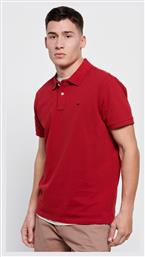 Ανδρικό T-shirt Κοντομάνικο Polo Deep Red Funky Buddha