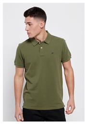 Ανδρικό T-shirt Polo Χακί Funky Buddha