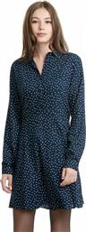 Funky Buddha FBL002-14613 Mini All Day Φόρεμα Μακρυμάνικο Navy Μπλε από το HallofBrands