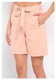 FBL007-12103 Γυναικείο Ψηλόμεσο Σορτς Peach Sand Funky Buddha