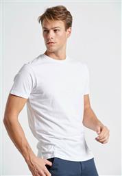 Funky Buddha FBM002-00104 Ανδρικό T-shirt Λευκό Μονόχρωμο από το Koolfly