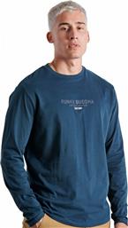 Funky Buddha FBM002-00107 Ανδρική Μπλούζα Μακρυμάνικη Τιρκουάζ από το Koolfly