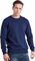 Funky Buddha FBM002-00109 Ανδρικό Πουλόβερ Μακρυμάνικο Indigo Melange από το HallofBrands