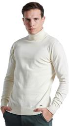 Funky Buddha FBM002-00509 Ανδρικό Πουλόβερ Ζιβάγκο Off White από το HallofBrands