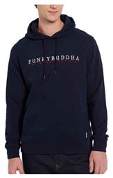 Φούτερ Navy Μπλε με Κουκούλα Funky Buddha